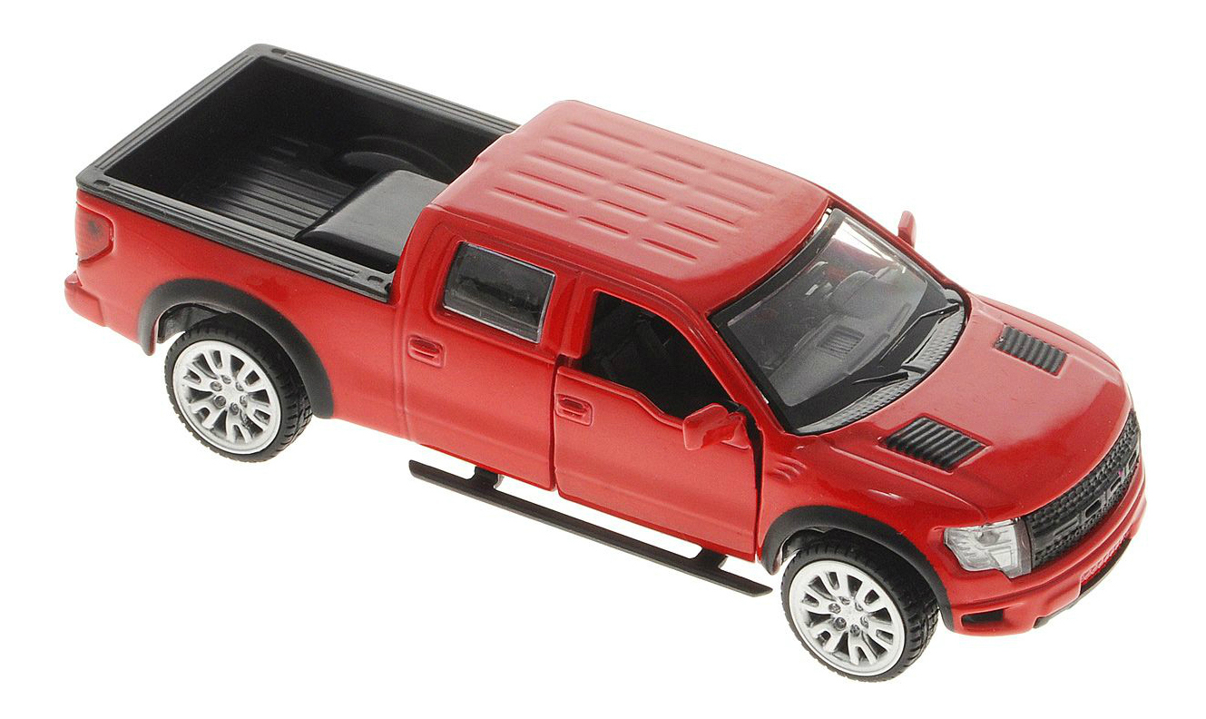 Внедорожник Технопарк Ford F-150 SVT Raptor, красная рейсинговый монстр трак dickie toys ford raptor красный моторизированный 25 5 см