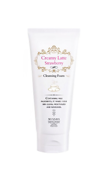 Средство для умывания MISSHA Creamy Latte Strawberry Cleansing Foam 172 мл