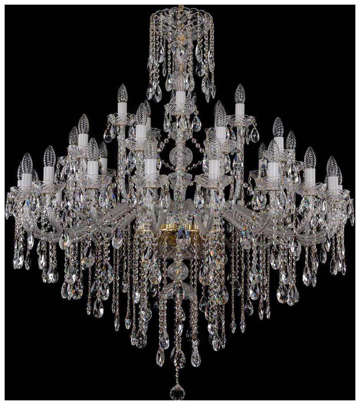 

Люстра потолочная Bohemia Ivele Crystal 1415/20+10+5/400/G, 1415/20+10+5/400/G