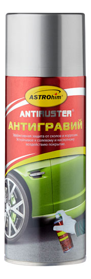 Антигравий Antiruster АС-478, 520мл, серый, Антигравий серый ASRTOhim, ASTROhim  - купить