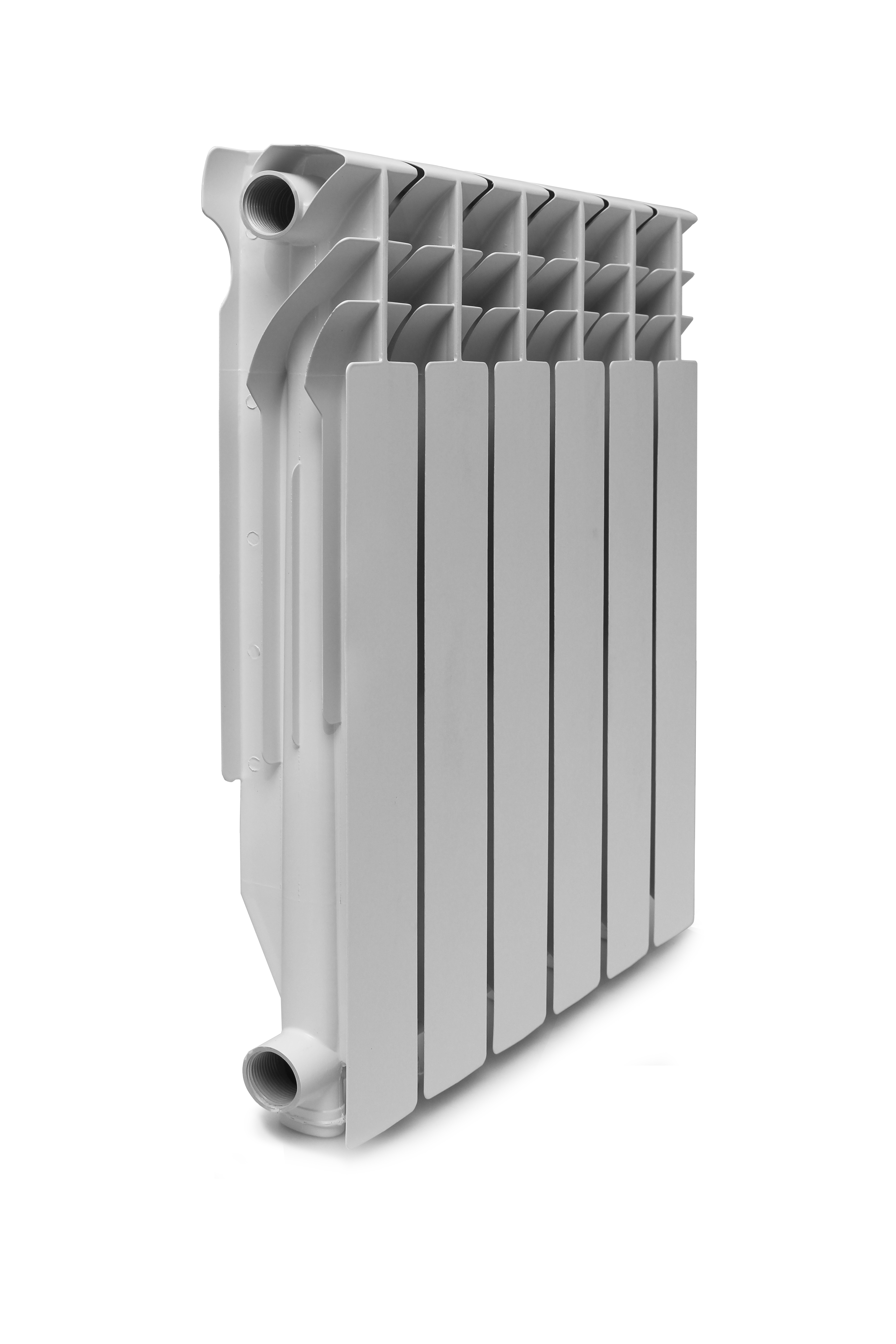 Алюминиевый радиатор KONNER LUX 4 секции белый (6006077)