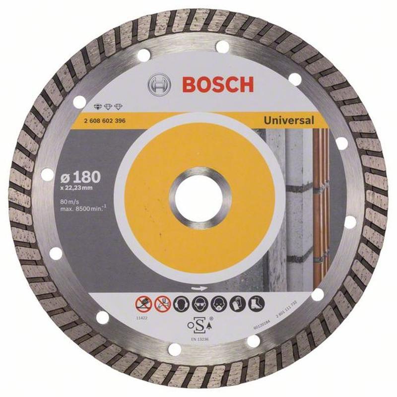 Диск отрезной алмазный Bosch Stf Universal180-22,23T 2608602396 диск алмазный отрезной lom сплошной мокрый рез 180 х 22 мм