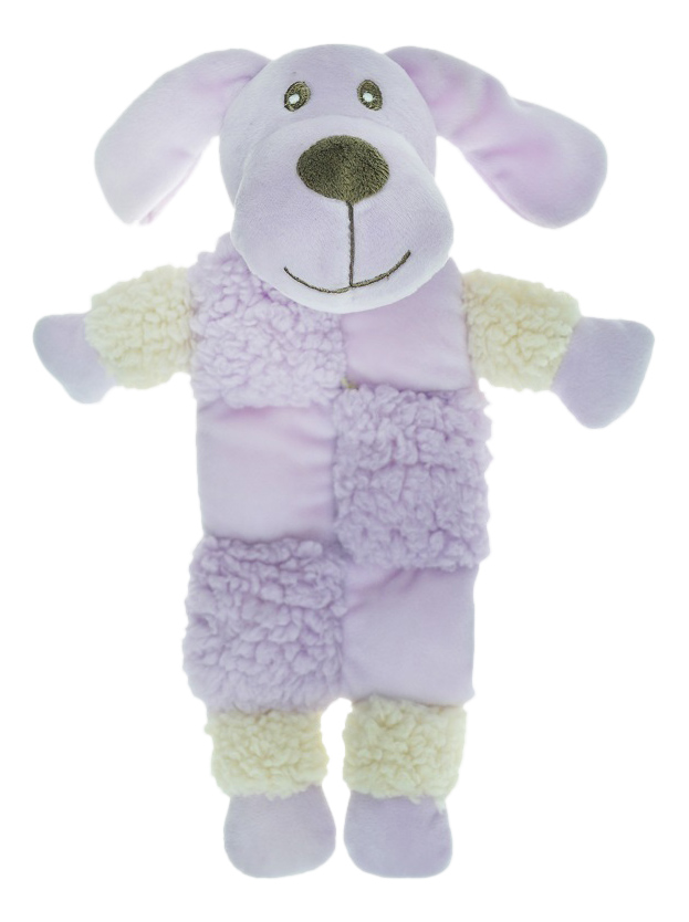 фото Мягкая игрушка для собак aromadog собачка, фиолетовый, длина 20 см