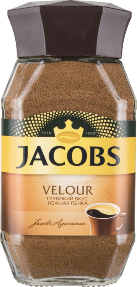 фото Кофе растворимый jacobs velour 95 г