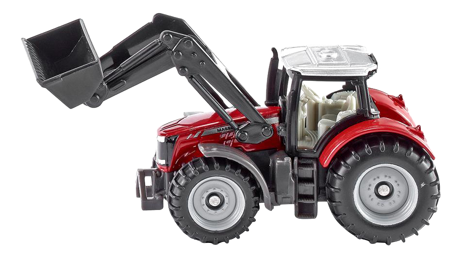 Трактор Массей Фергюсон с фронтальным погрузчиком Siku 1484 siku трактор massey ferguson с фронтальным погрузчиком