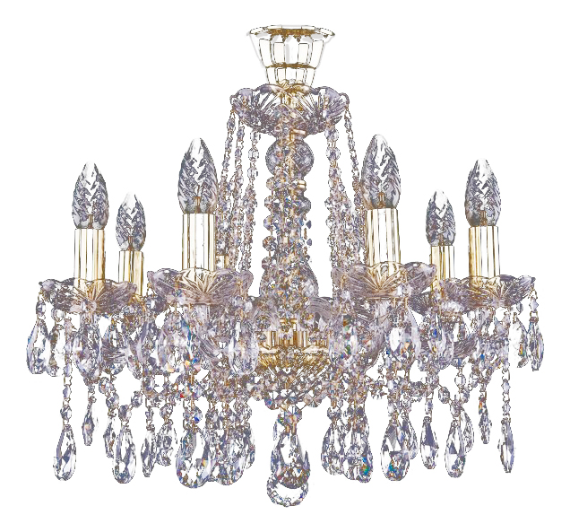 

Люстра потолочная Bohemia Ivele Crystal 1413/8/165/G/Tube, 1413/8/165/G/Tube