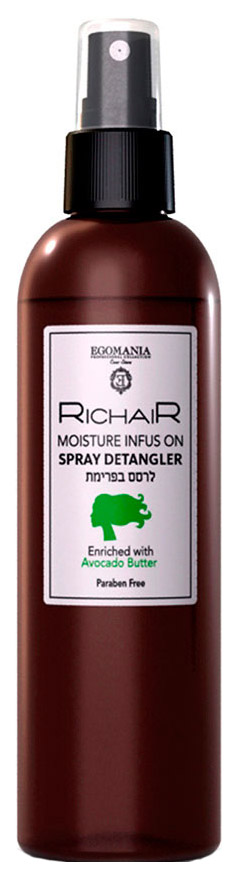 фото Спрей для облегчения расчёсывания egomania richair moinsture infusion spray detangler