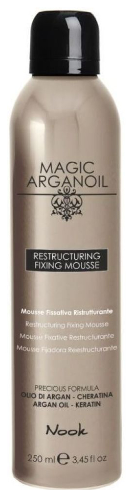 Купить Мусс для волос Nook Magic Arganoil Restructuring Fixing Mousse 250 мл