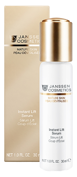 Сыворотка для лица Janssen Instant Lift Serum 30 мл антивозрастные ампулы с комплексом regecell x5 cure serum energy lift