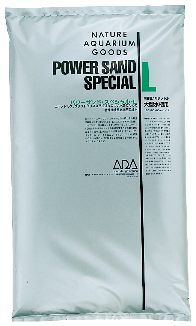 Натуральный песок для аквариумов ADA Power Sand Special-L, бежевый, 12,784 кг, 18 л