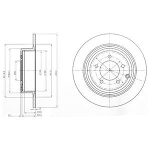 фото Тормозной диск delphi bg4169
