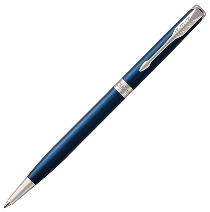 

Шариковая ручка Parker Sonnet Slim Core K439 Subtle Blue Lacquer CT, k439