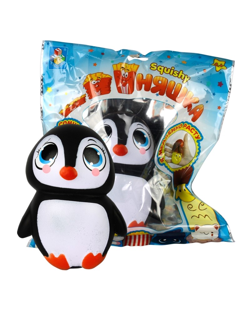 

Игрушка-антистресс 1Toy мммняшка squishy, пингвин Т12321
