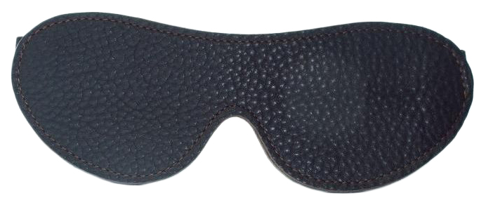 Маска BDSM Арсенал 58001ars кожаная на глаза черный