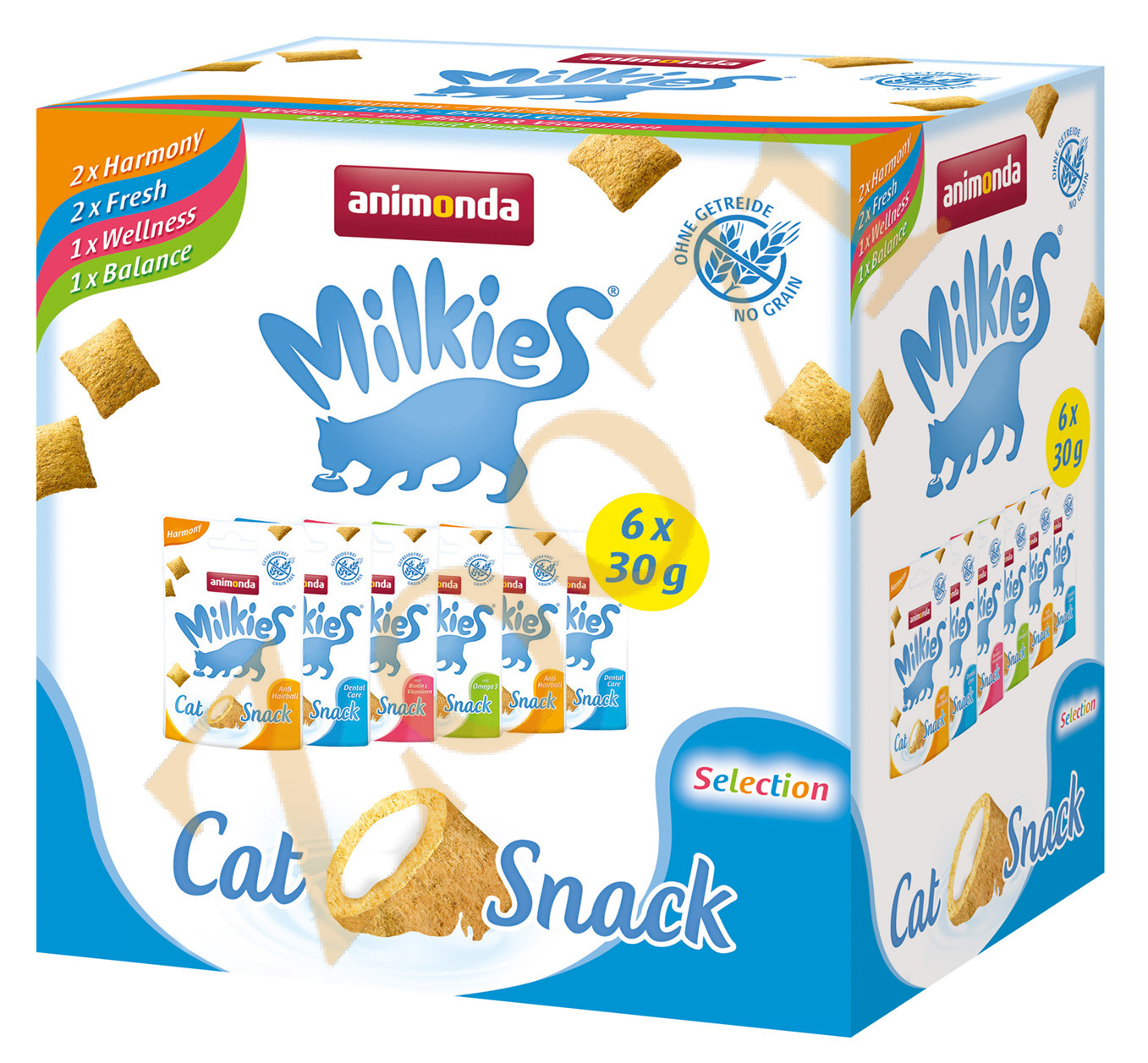 фото Лакомство для кошек animonda milkies selection, 6 штук по 30 г