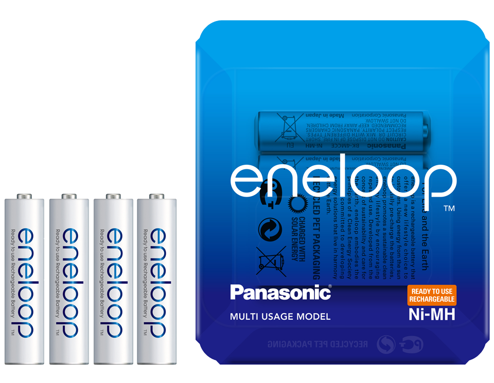 Аккумуляторная батарея Panasonic eneloop BK-4MCCE/4LE 4 шт