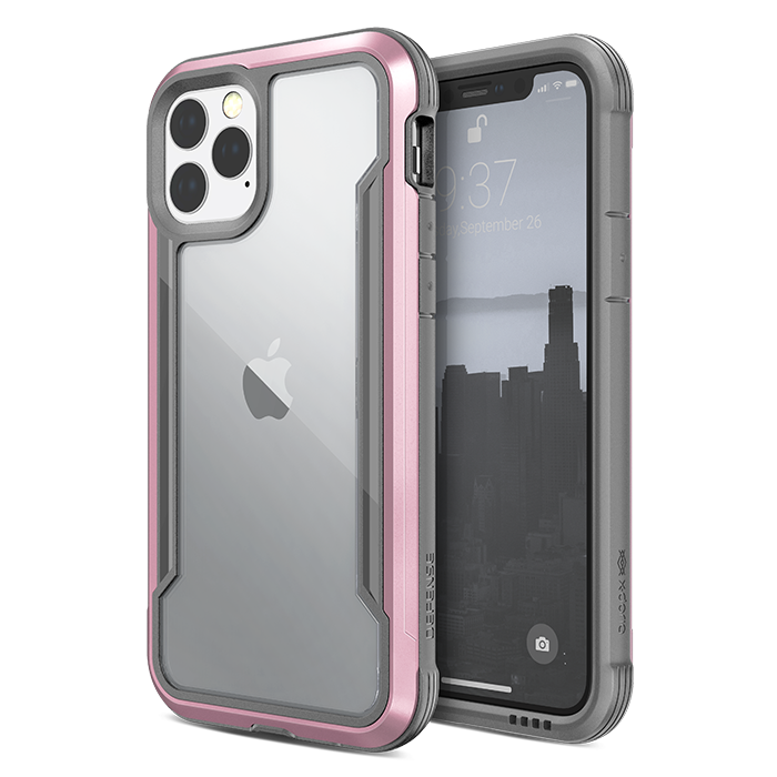 фото Чехол x-doria defense shield для apple iphone 11 pro pink/gold