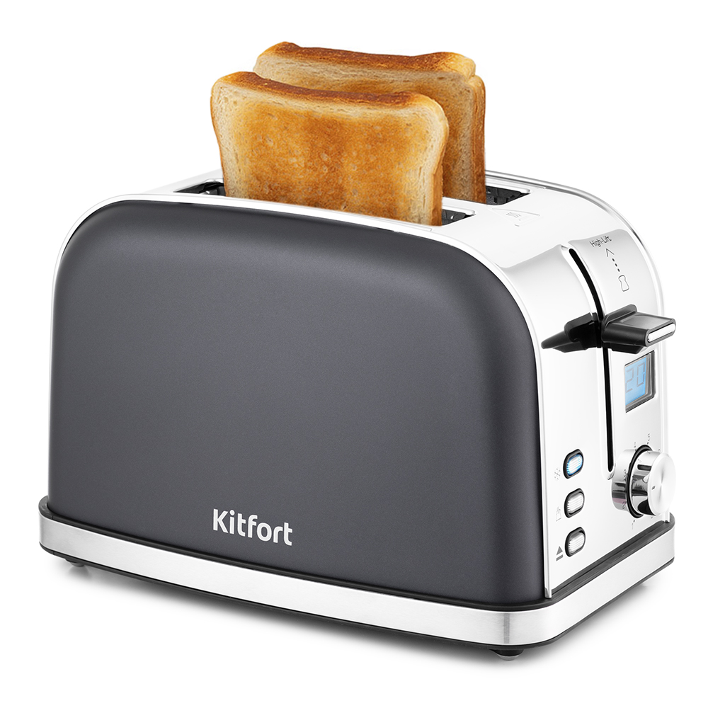 Тостер Kitfort KT-2036-5 Grey сэндвич тостер kitfort kt 1609