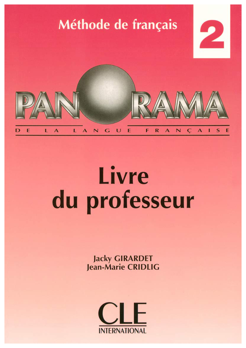 

Книга CLE International "Panorama 2 Livre du Professeur"