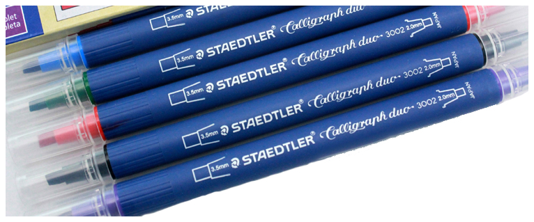 

Маркеры каллиграфичекие Staedtler 3002 C5 02 5 шт., красный/Синий/Зеленый/Фиолетовый/Ко...