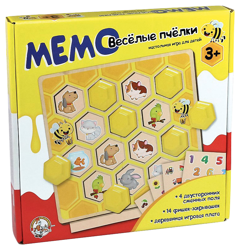 

Игра настольная мемо "Веселые пчелки", Memo