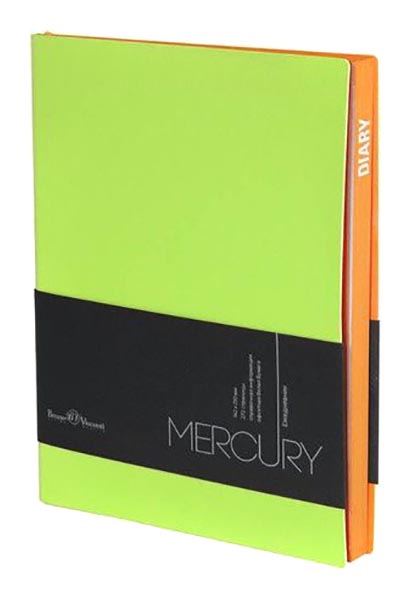 

Ежедневник недатированный "Mercury" А5, 272 стр., салатовый