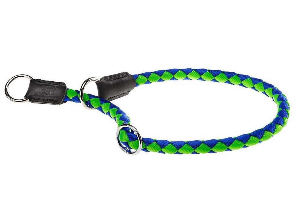 фото Ошейник ferplast twist cs для собак (70 x 1,8 см, зеленый с синим)