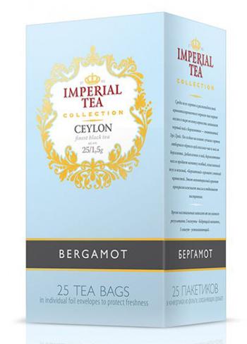 

Чай черный бергамот Imperial tea collection Ceylon Bergamot 25 пакетиков