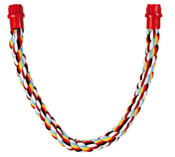 Веревка для попугаев TRIXIE 5161 Rope Perch M, цвет в ассортименте, 1.8х1.8х66 см