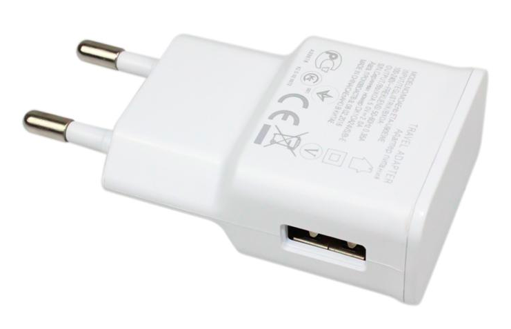 фото Сетевое зарядное устройство 2emarket 3207.1, 1xusb, 2 a, white