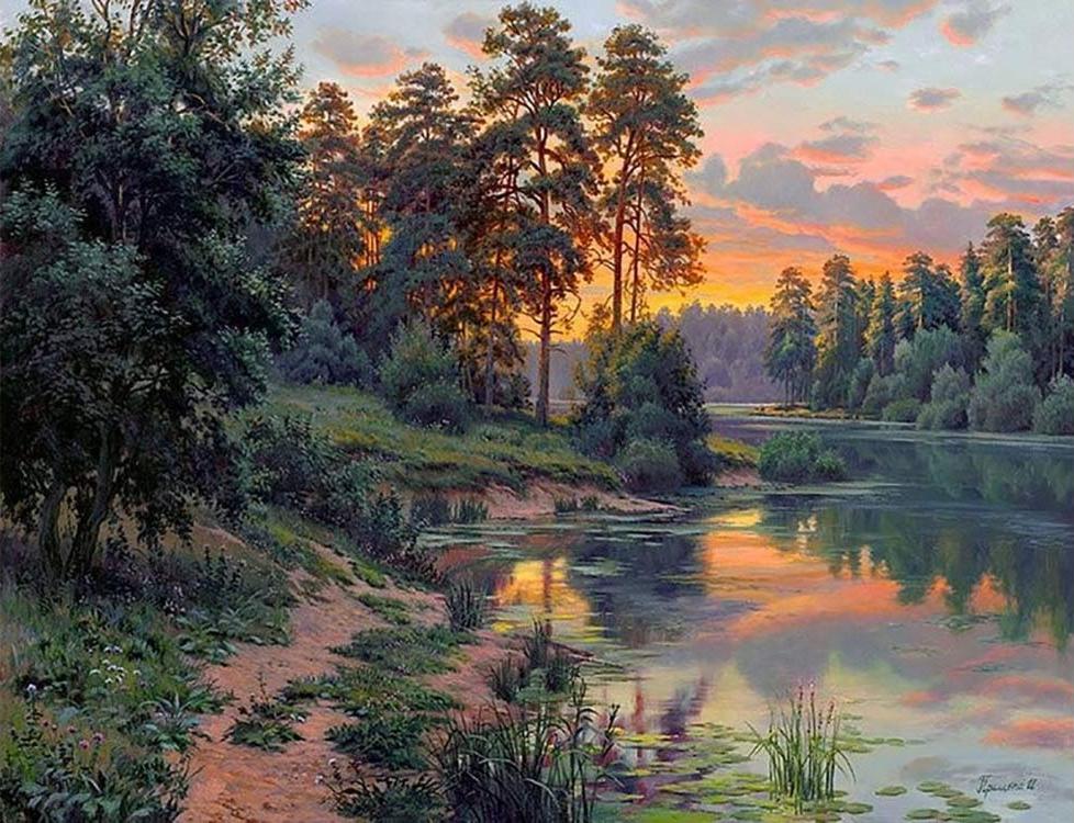 

Картина по номерам Molly Краски вечера, 40x50, Краски вечера