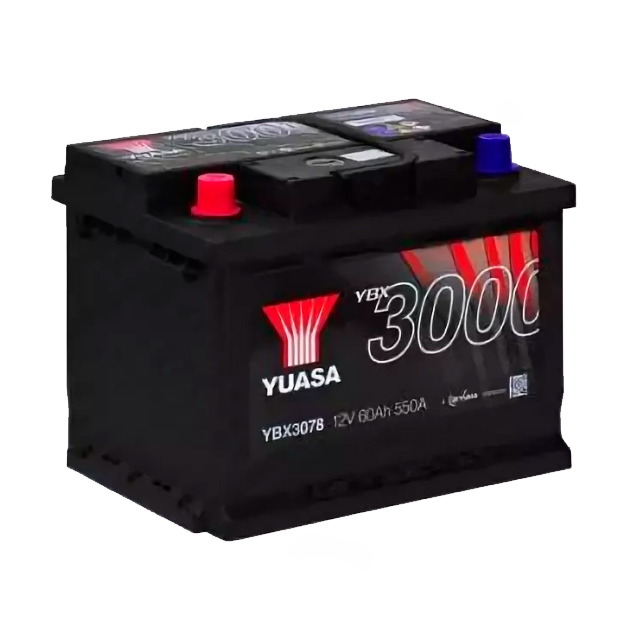 

Аккумуляторная Батарея Smf[12v 60ah 550a B13] YUASA YBX3078-060