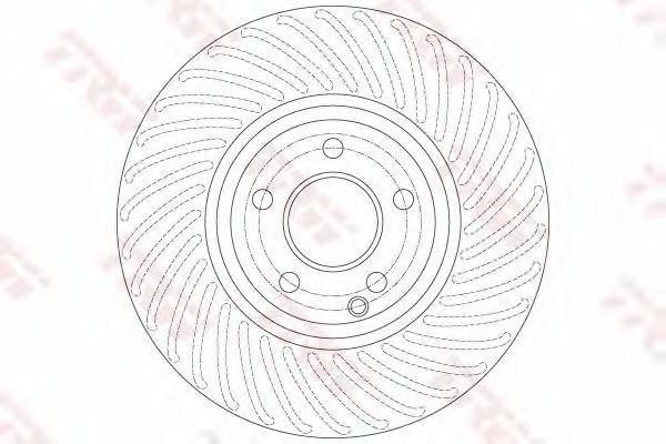 фото Тормозной диск trw/lucas df6195s