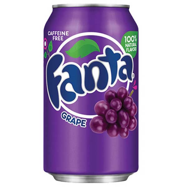 Напиток Fanta grape жестяная банка 0.36 л