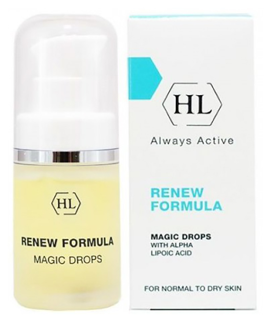 

Сыворотка для лица Holy Land Cosmetics Laboratories Renew Formula Magic Drops 20 мл, Magic Drops