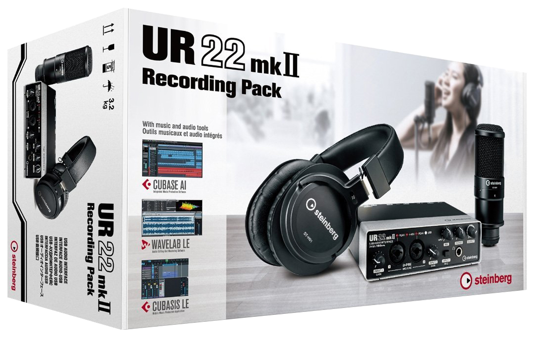 фото Аудиоинтерфейс steinberg ur22mkii r pack usb 2.0