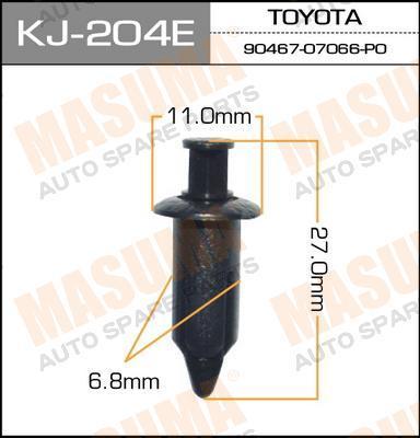 

Клипса автомобильная Masuma KJ204E