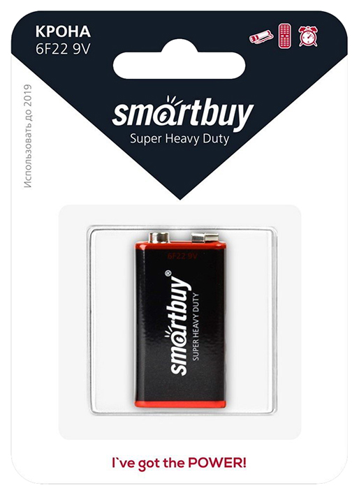 Батарейка SmartBuy SBBA-9V01B 1 шт