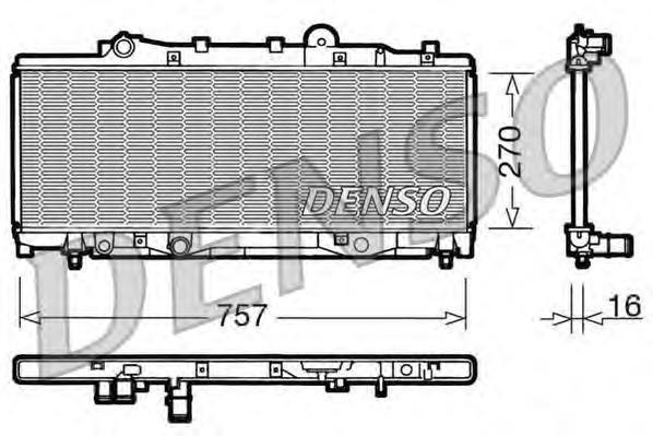 

Радиатор Denso DRM09090