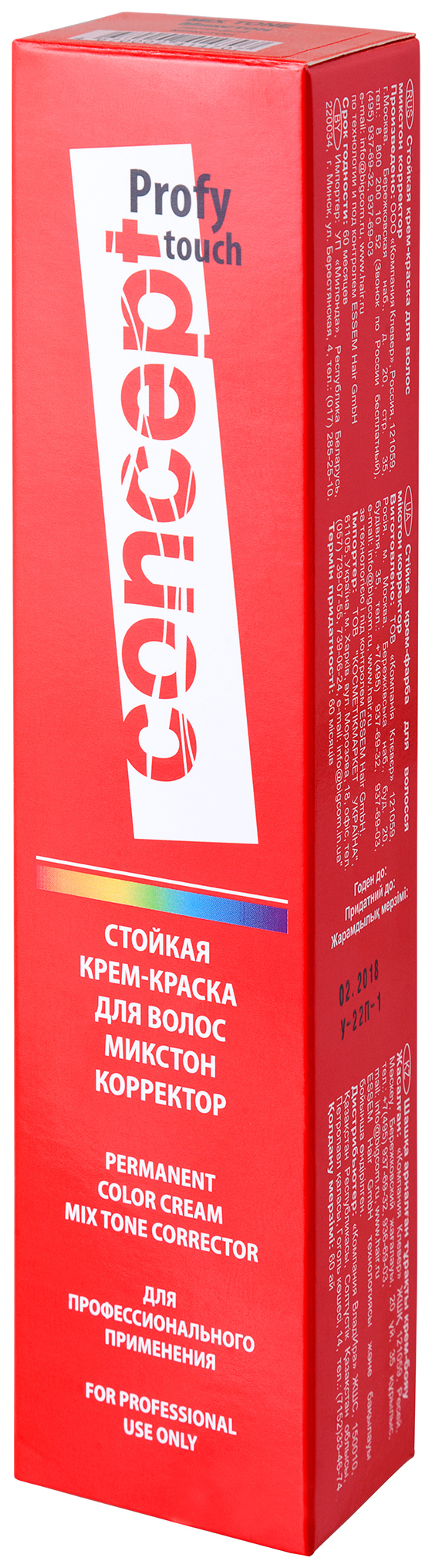 фото Краска для волос concept profy touch mix tone corrector красный 60 мл