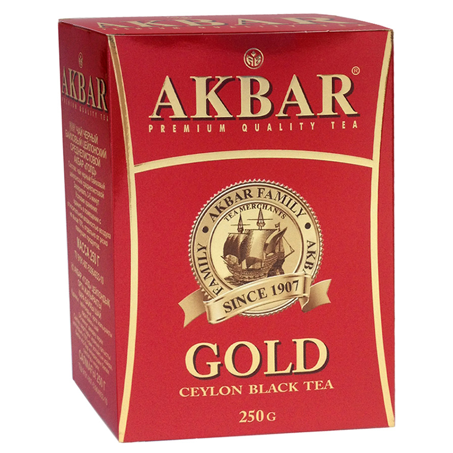 фото Чай черный akbar gold цейлонский 250г