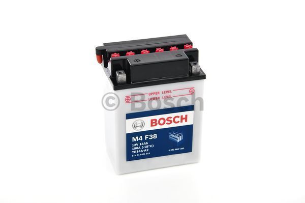 фото Аккумулятор автомобильный bosch 0 092 m4f 380 14 ач