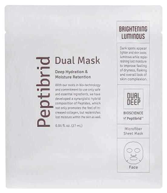

Маска для лица Vitabrid C12 Peptibrid Dual Mask Brightening Luminous 27 мл