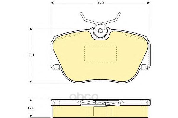 

Колодки тормозные Girling 6108171