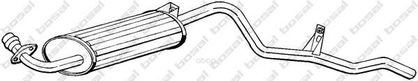 

Глушитель выхлопной системы bosal 281837