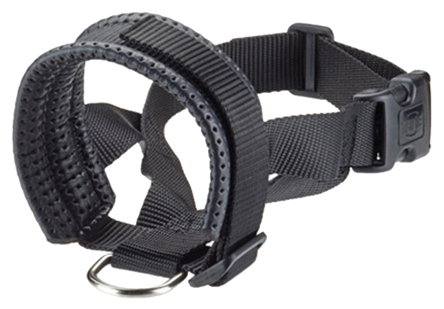 Намордник для собак TRIXIE MUZZLE LOOP, нейлон, черный, L, обхват морды 18-30 см