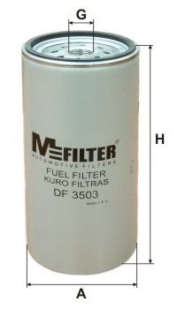 фото Фильтр топливный mfilter df 3503