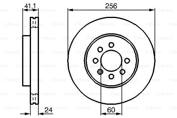 фото Тормозной диск bosch 0986478286