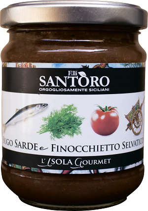 

Соус Santoro с сардинами и диким укропом 180 г