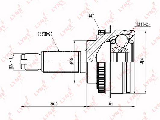 

ШрусLYNXautoCO-6900A